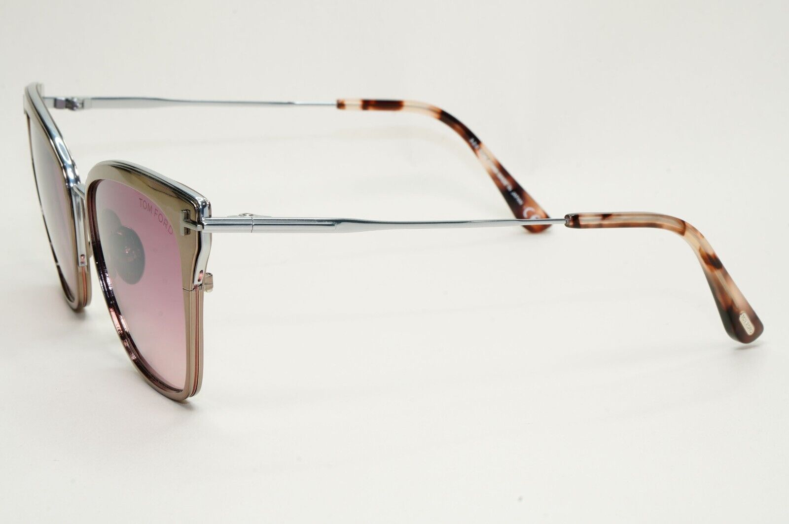 Tom Ford Sunglasses Faryn Titanium Ruthenium Bordeaux Red FT0843 TF 843 12U