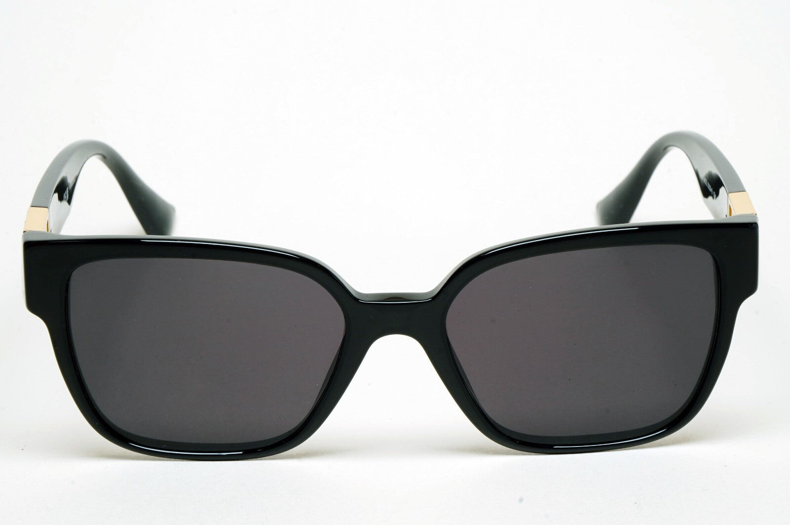 Versace Sunglasses Black Gold Medusa Diamante Square MOD VE 3329-B GB1 52mm