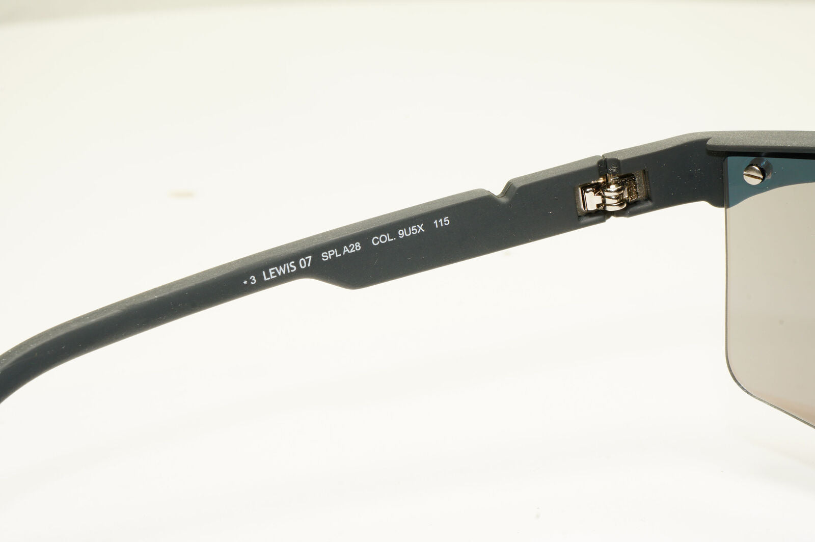 Police Lewis Hamilton F1 Sunglasses Black Silver Mirror Shield SPL A28 COL9U5X
