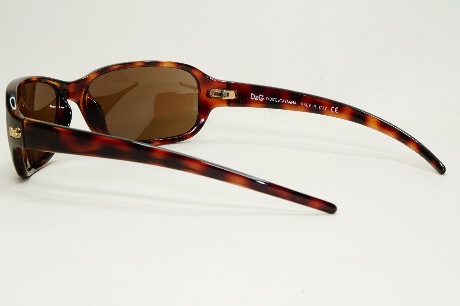 Dolce & Gabbana Sunglasses 2008 Vintage Brown Tortoise Wrap D&G 2200 095 031124