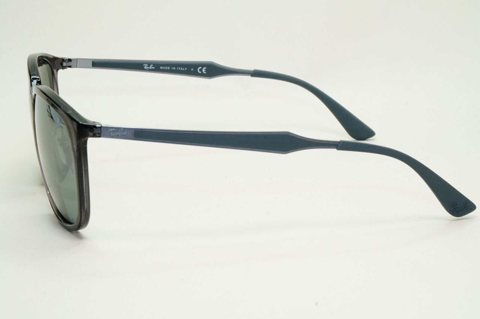 Ray-Ban Sunglasses Grey Transparent Silver Mirror Square RB 4299 606/88