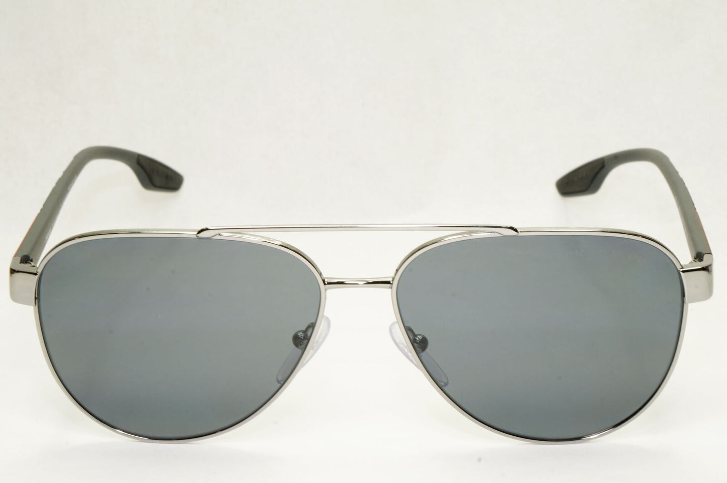 Prada Sunglasses Polarized Gunmetal Grey Pilot Metal PS54TS SPS 54T 5AV-5Z1 58mm