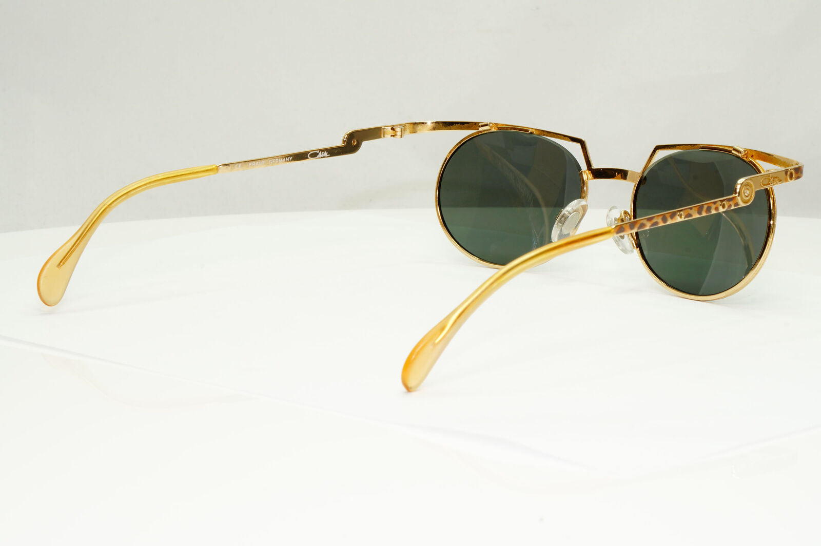 Cazal 1990s Sunglasses Vintage Germany Gold Leopard MOD 288 COL 653 37484