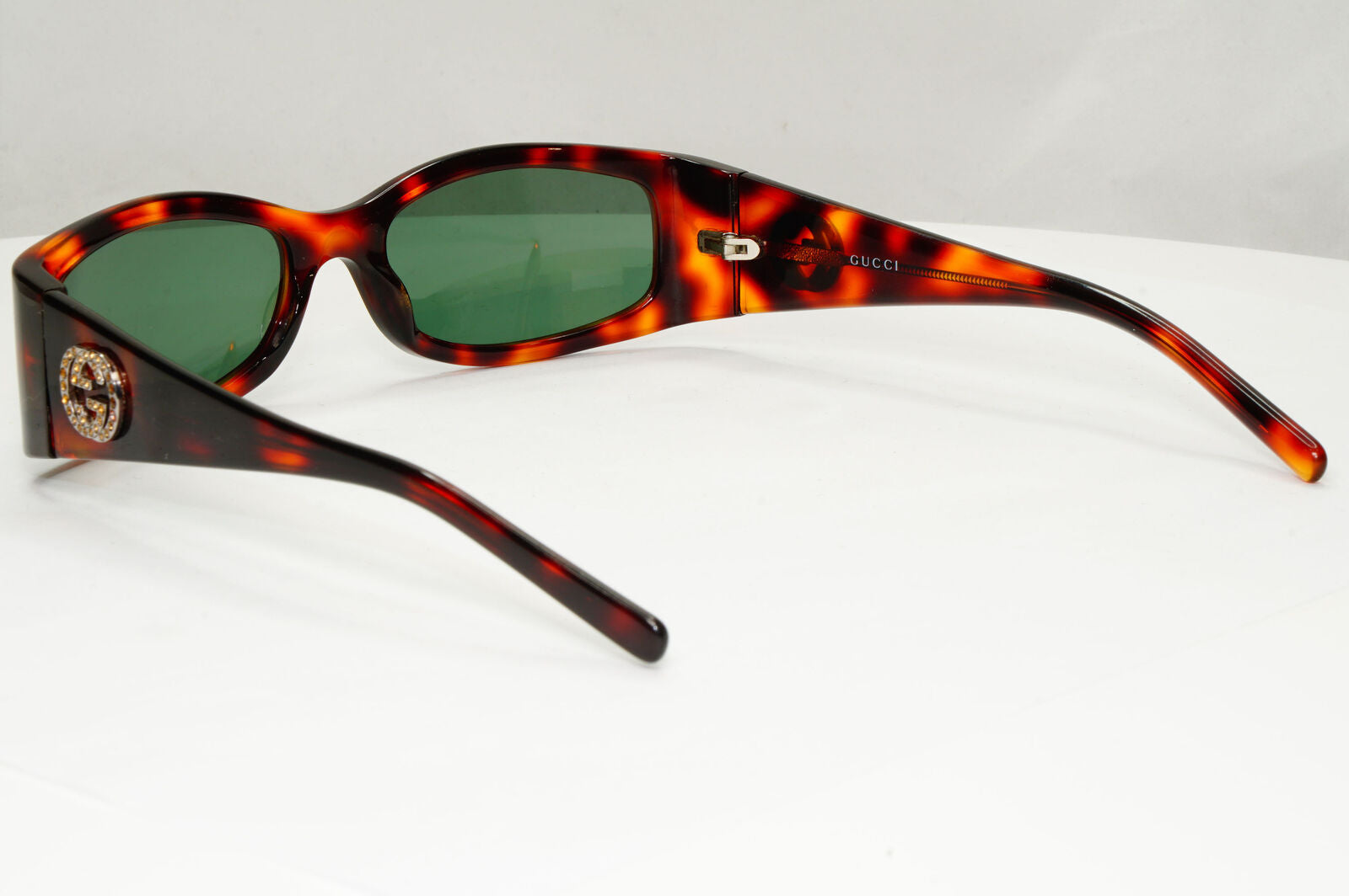 Gucci 1999 Vintage Sunglasses Brown Green Tortoiseshell GG 2526/S 05D 071222