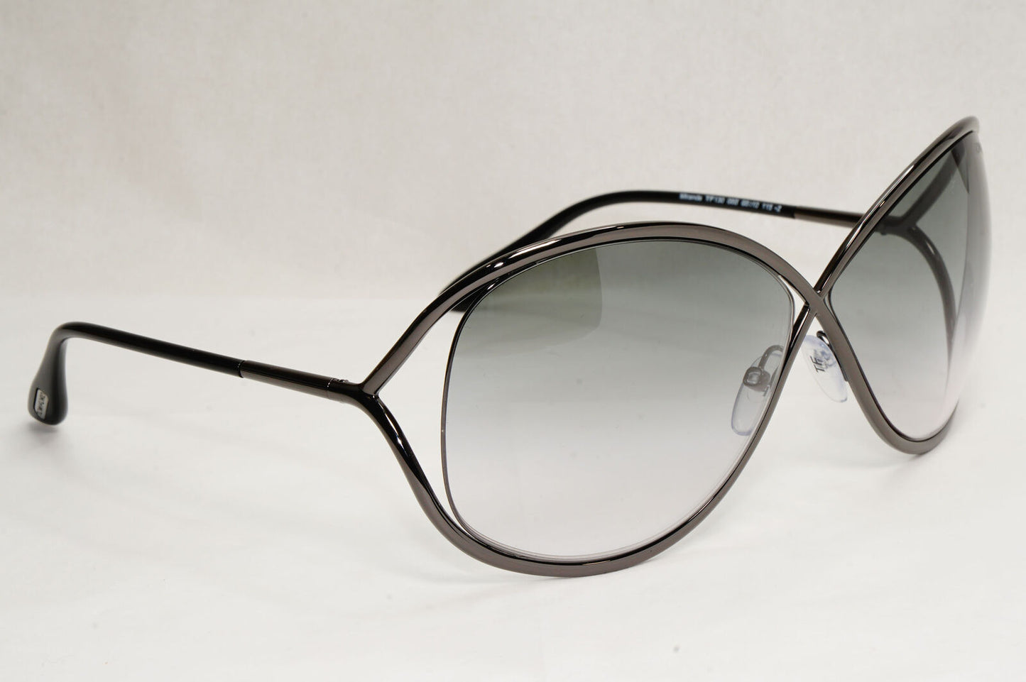 Tom Ford Sunglasses Miranda Gunmetal Gradient Grey Smoke Metal FT0130 TF 130 08B
