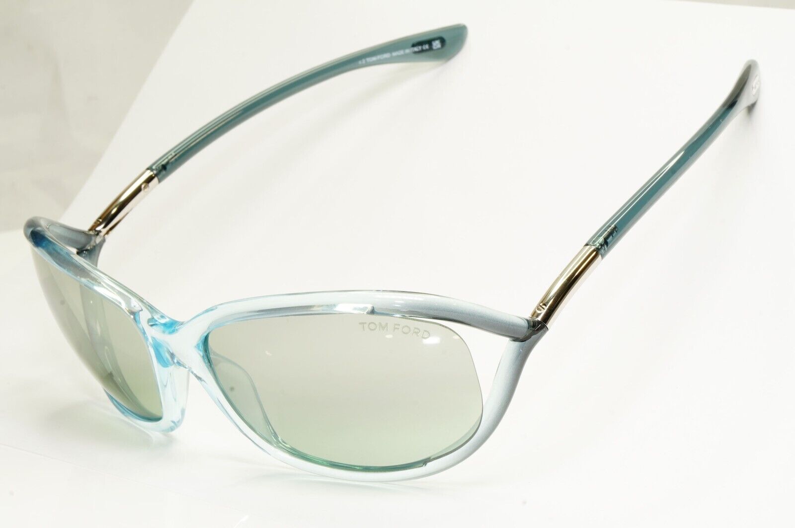 Tom Ford Jennifer Sunglasses Womens Designer Ice Blue Grey Mirror TF8 93Q FT0008
