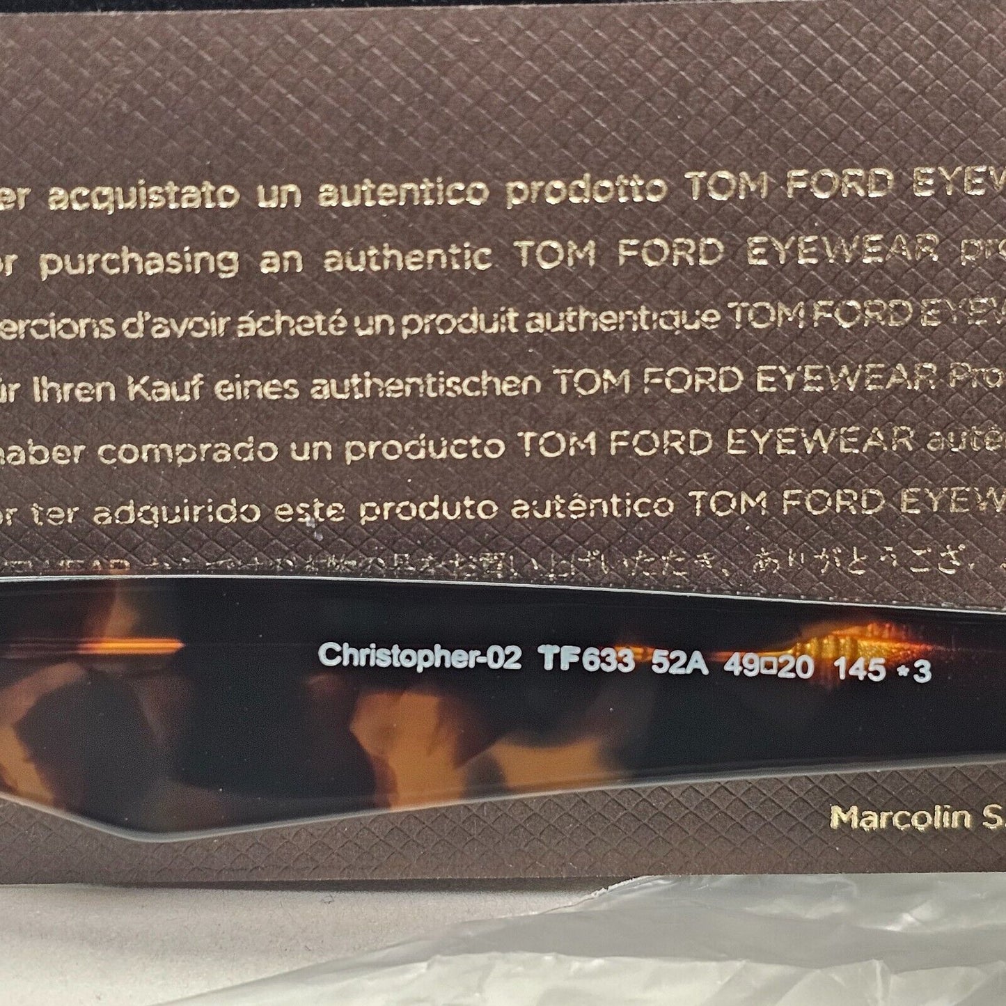 Tom Ford Sunglasses Christopher-02 Brown Tortoiseshell Green FT0633 TF 633 52A