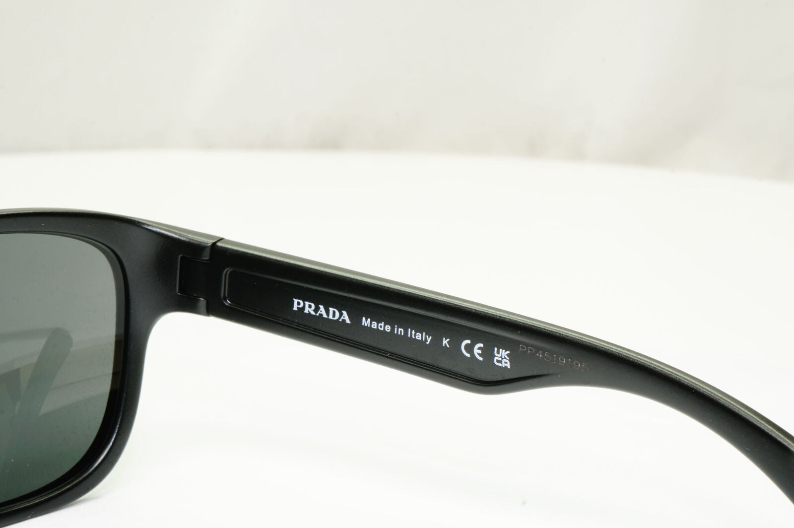 Prada Sunglasses Black Demishiny Square Sport PS05VS SPS 05V-F 1BO-5S0 59mm
