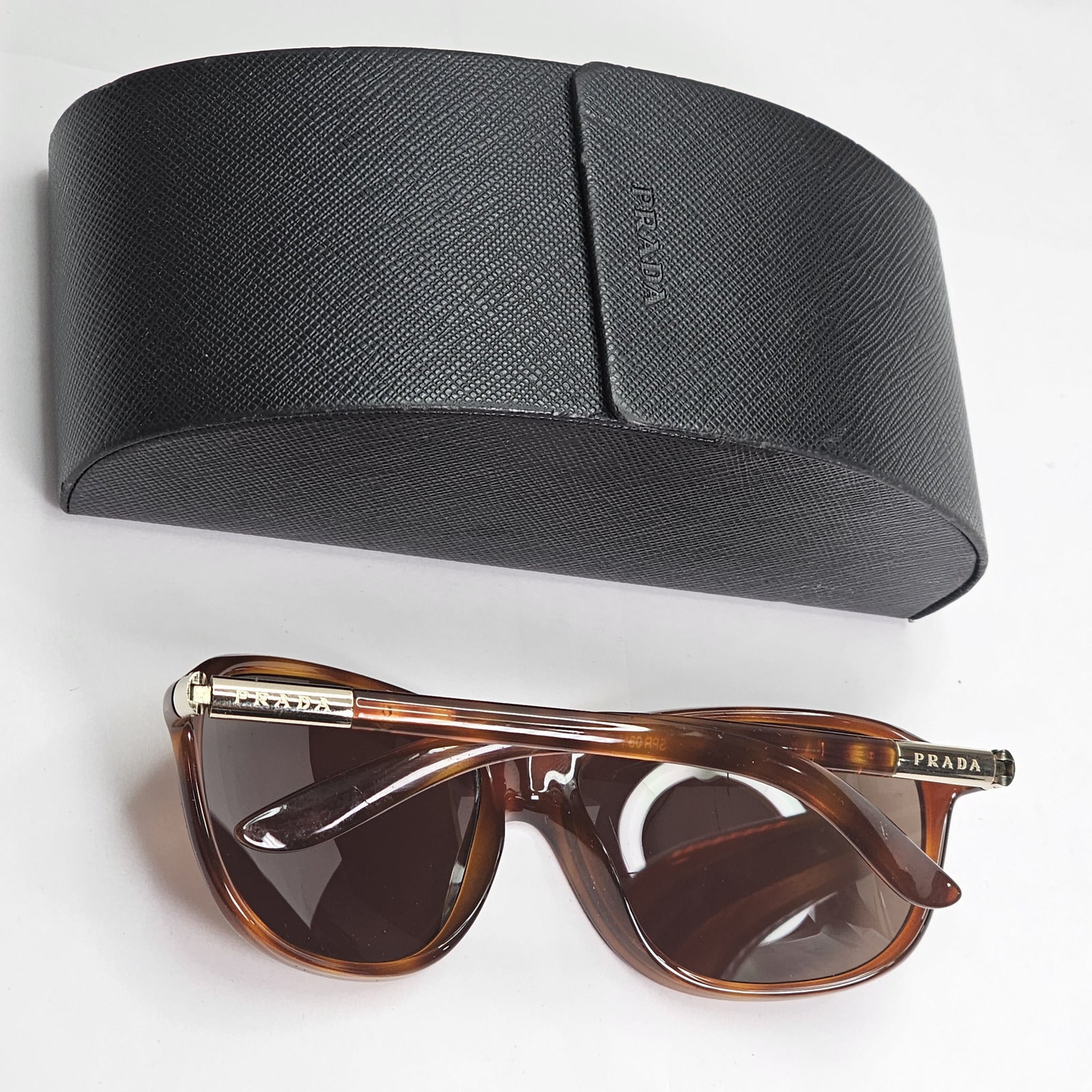 Prada Sunglasses 2010 Brown Gold Wrap Vintage PR08MS SPR 08M 4BW-8C1 210124