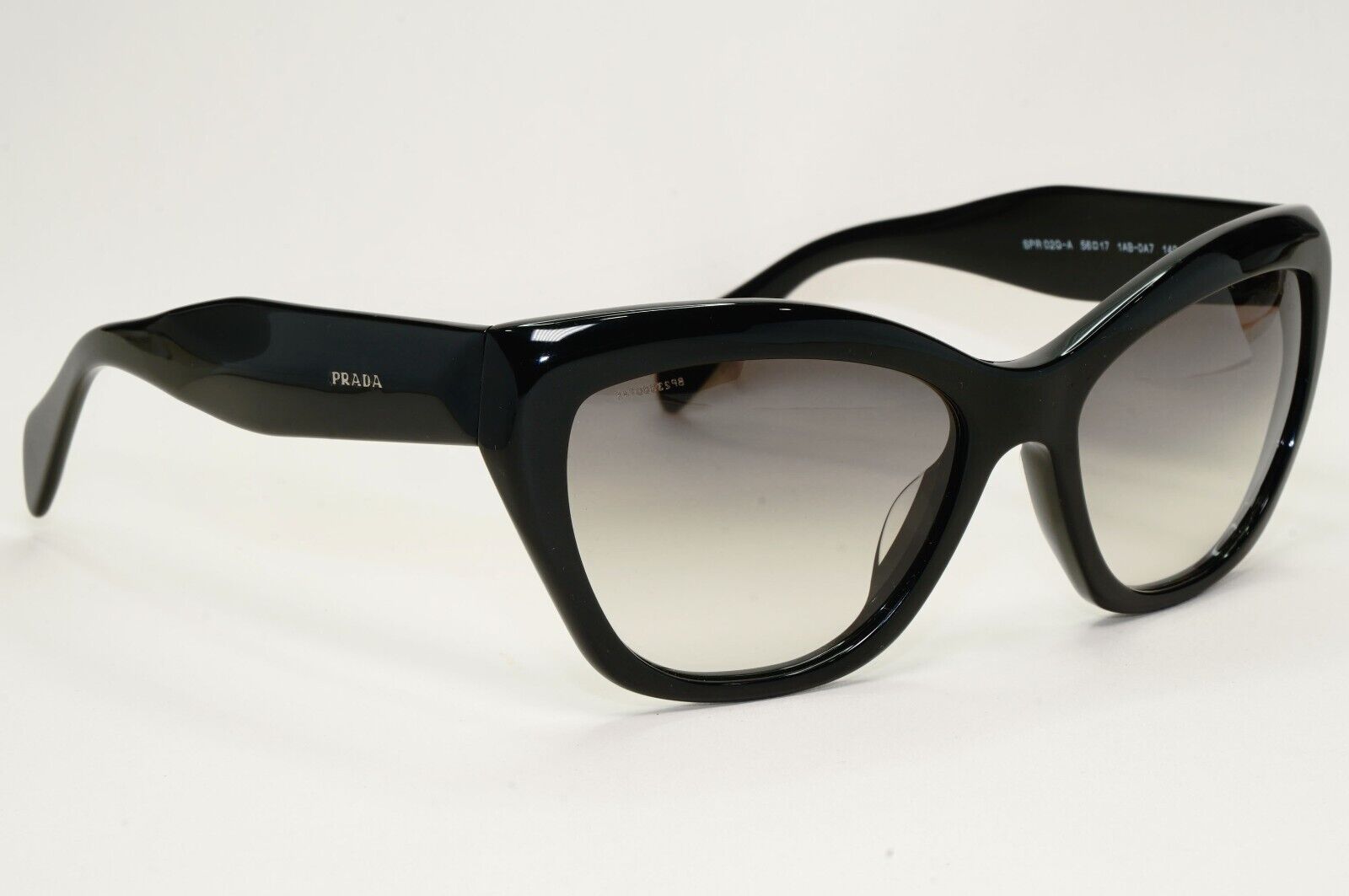 Prada Sunglasses 2012 Black Glossy Grey Gradient PR02QS-A SPR 02Q-A 1AB-0A7