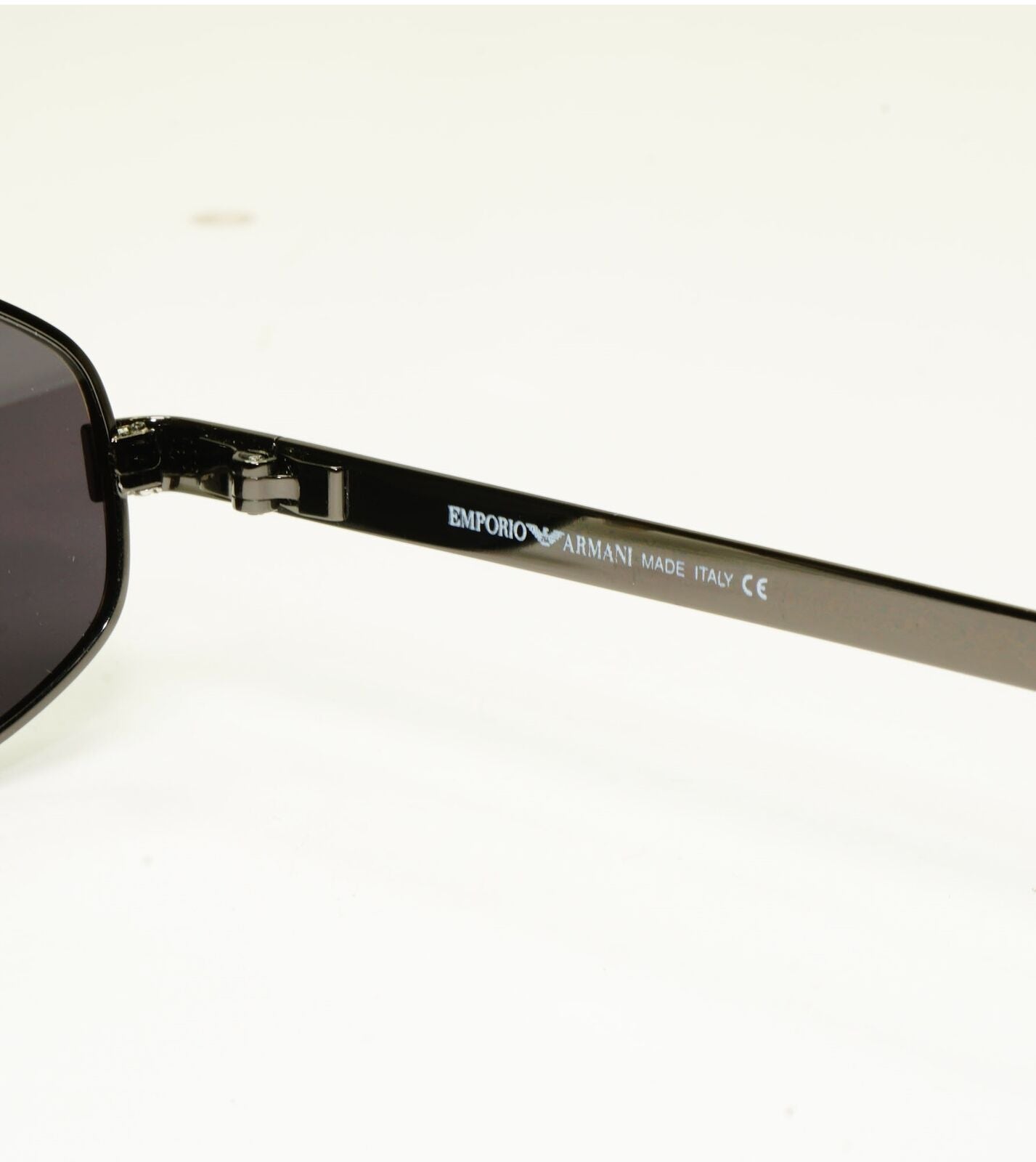 Emporio Armani 1997 Vintage Sunglasses Mens Womens Rectangle Gunmetal 063-S 976