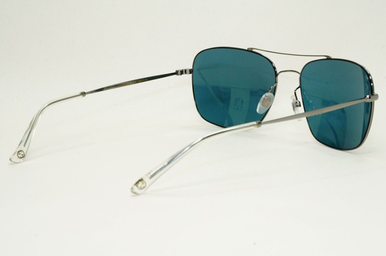 Gucci Sunglasses 2019 Ultralight Pilot Gunmetal Blue Teal GG 0503S 004 011124