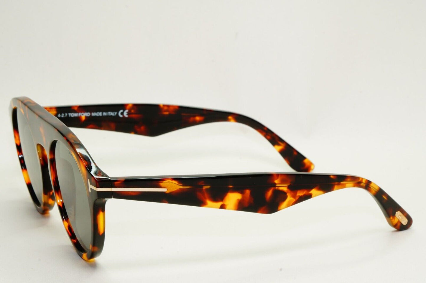 Tom Ford Sunglasses Christopher-02 Brown Tortoiseshell Green FT0633 TF 633 52A