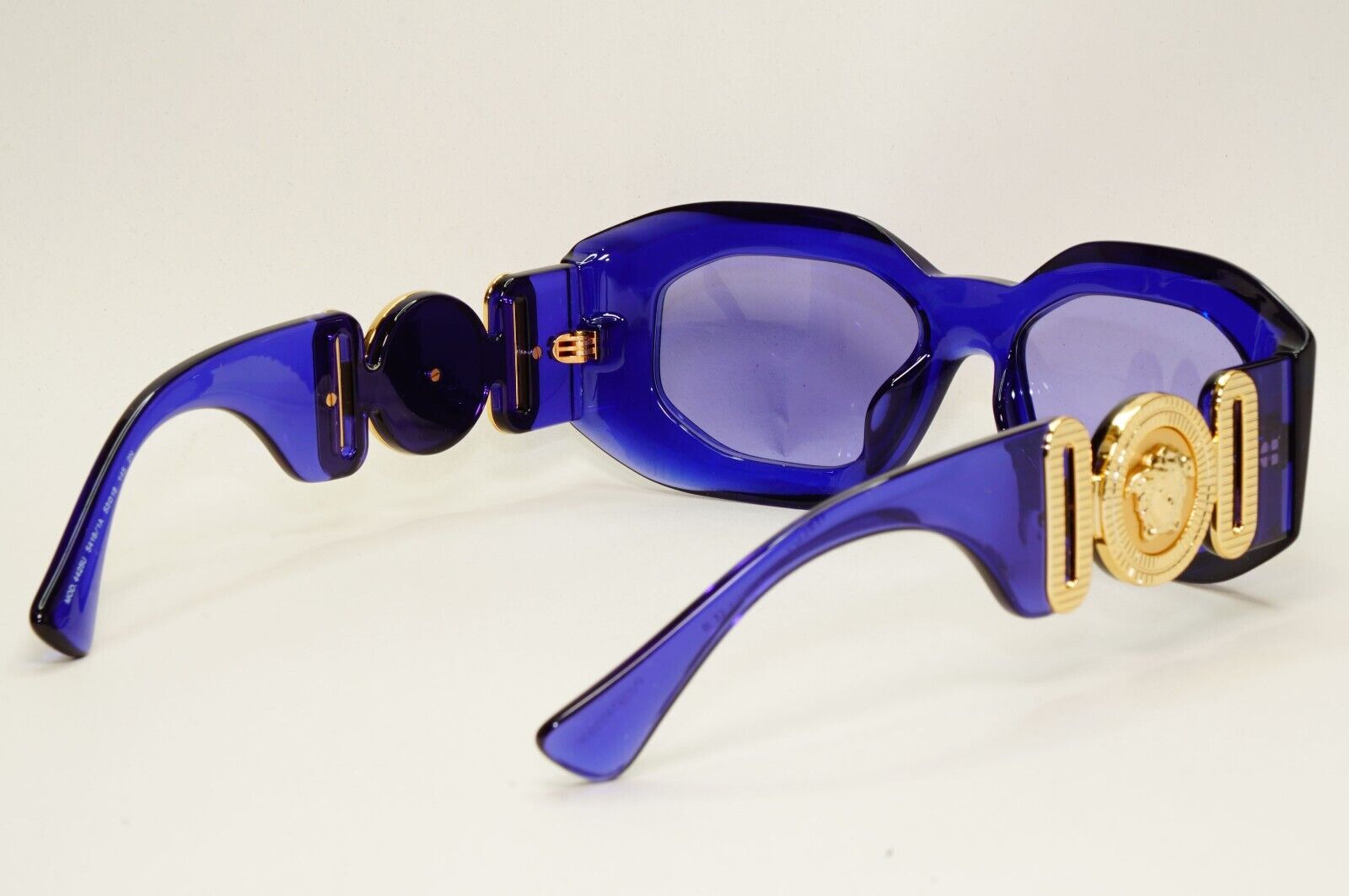 Versace Sunglasses Purple Transparent Biggie Oversized MOD VE 4425U 5419/1A