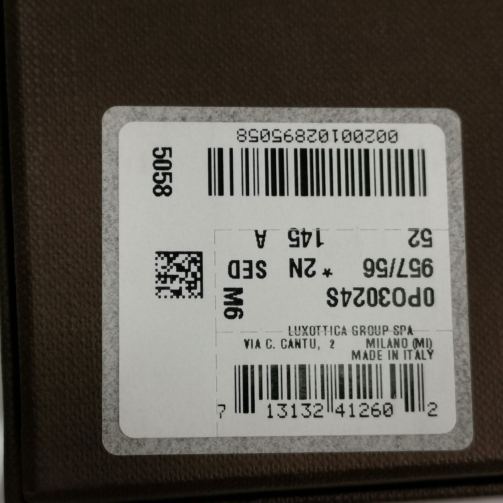 Persol Sunglasses 2012 Capri Edition Blue Brown Square 3024-S 957/56 52mm