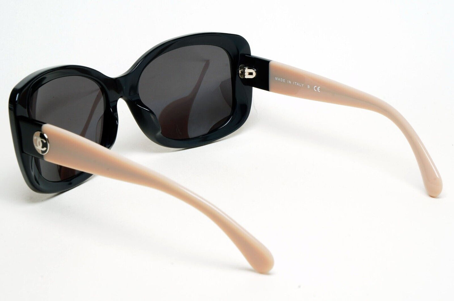 Chanel Sunglasses Black Glossy Square Beige 5322-A c.1333/26 57mm 261124