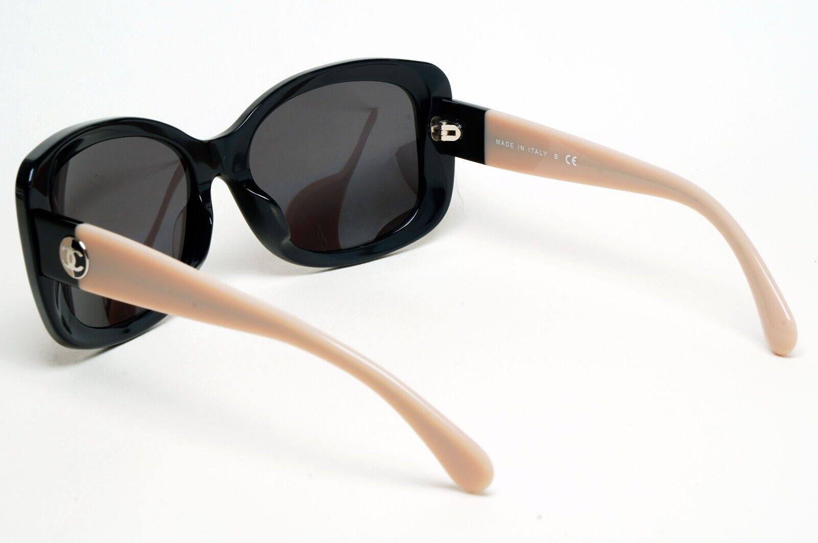 Chanel Sunglasses Black Glossy Square Beige 5322-A c.1333/26 57mm 261124