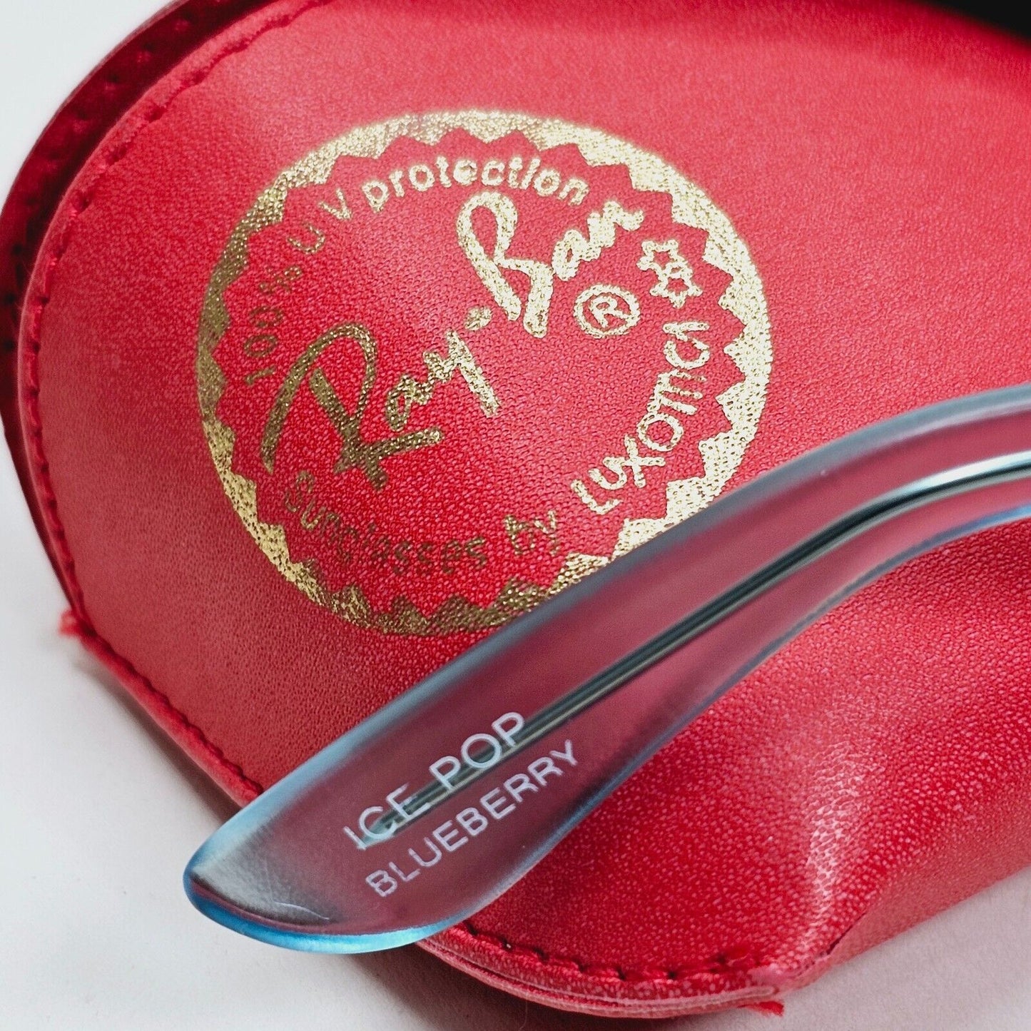 Ray-Ban Sunglasses Wayfarer Ice Pop Blue Transparent RB 2140  6055/4M 051124
