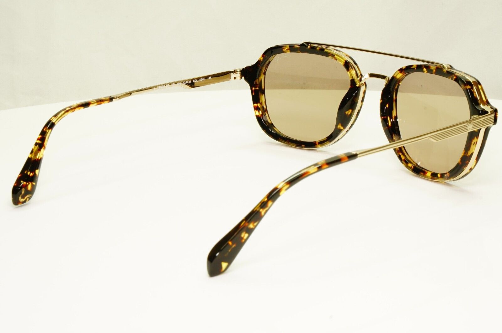 Police Lewis Hamilton F1 Sunglasses Brown Gold Marble 52mm 05 SPL A26 COL 594G