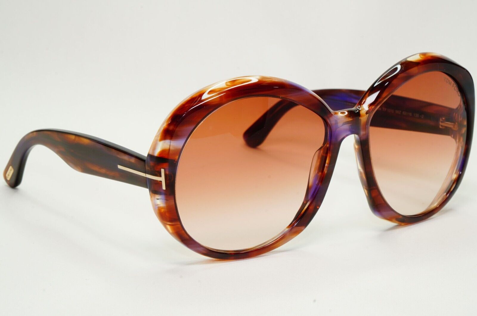 Tom Ford Sunglasses Annabelle Brown Havana Oversized Large FT1010 TF 1010 55Z