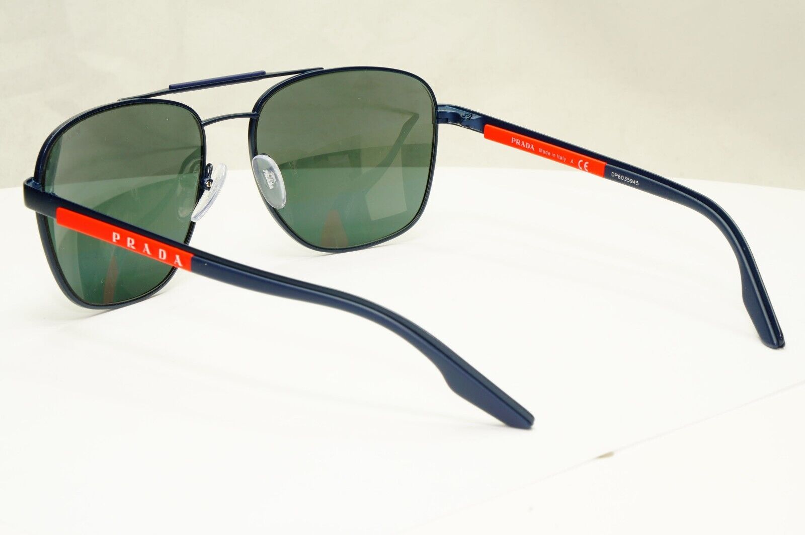 Prada Blue Sunglasses Pilot External Anti Reflective SPS 53X 06S-01G PS53XS
