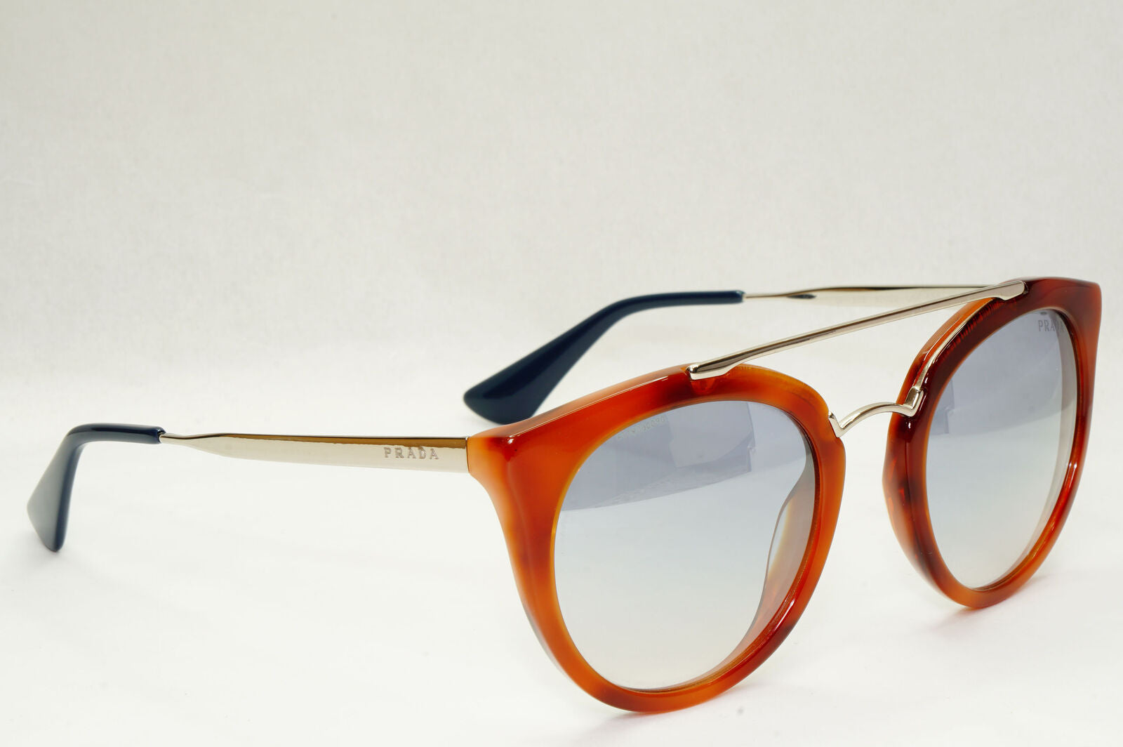Prada Sunglasses Cinema Catwalk Brown Silver Mirror PR23SS SPR 23S USE-5R0