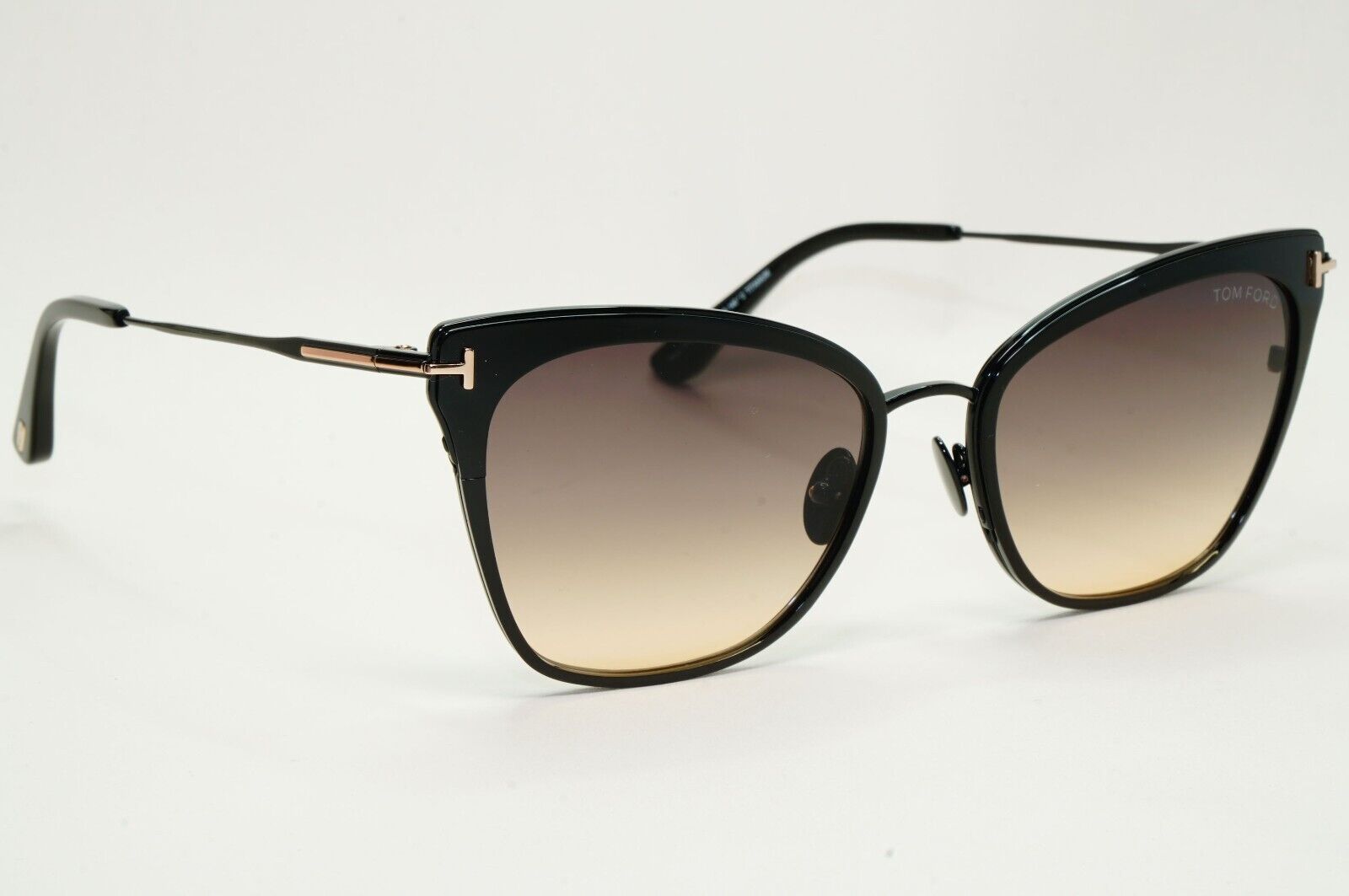 Tom Ford Sunglasses Faryn Titanium Black Brown Grey Gradient TF0843 TF 843 01B