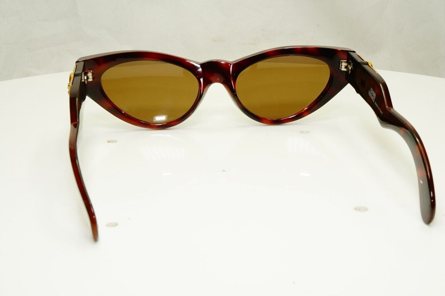 Gianni Versace Sunglasses 1996 Vintage Brown Gold Medusa MOD 476/B COL 900
