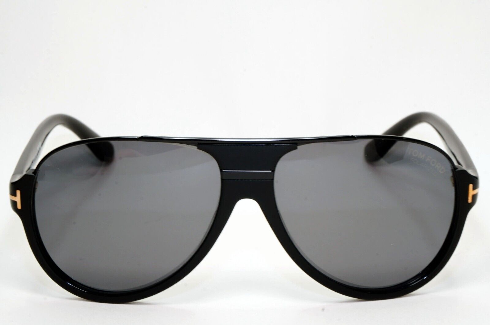 Tom Ford Sunglasses Polarised Black Pilot Gold FT0334 TF 334 Dimitry 01D 59mm