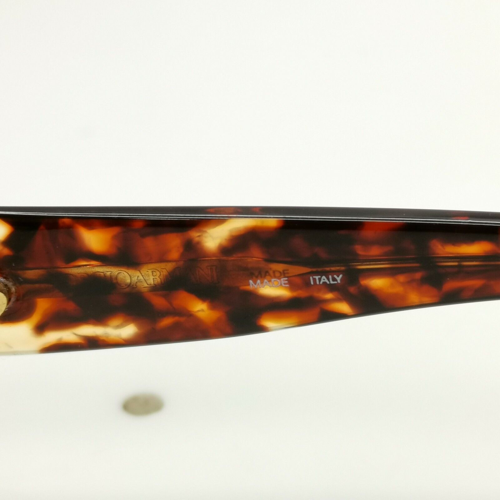Authentic Giorgio Armani 1997 Vintage Sunglasses Shield Brown Men Women 703 703
