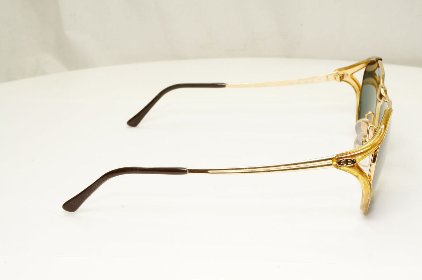 Christian Dior Womens Vintage Sunglasses Austria 1990s Gold 2195 48 160222