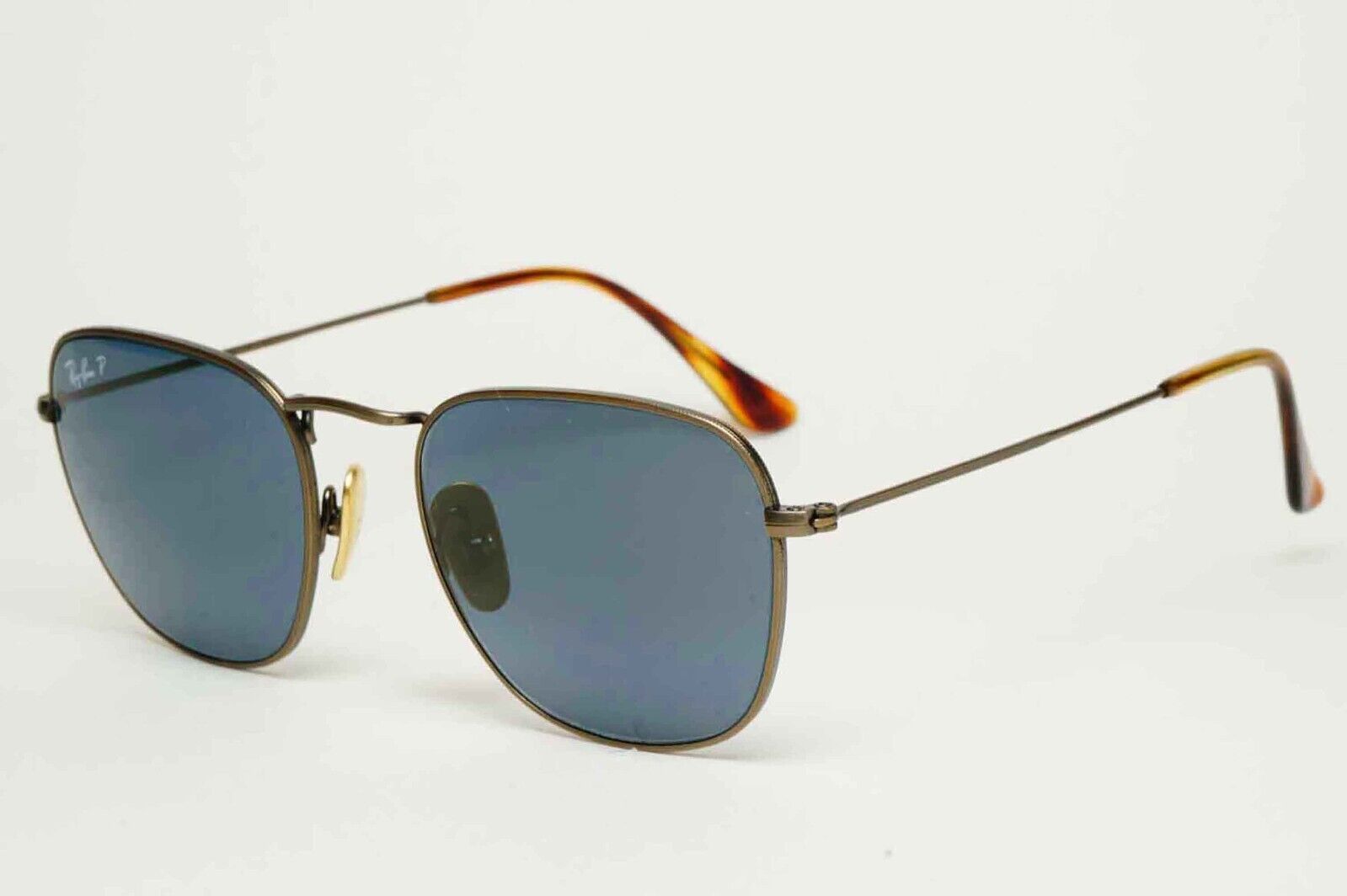 Ray-Ban Sunglasses Frank Titanium Polarised Bronze Blue RB 8157 9207/T0 51mm