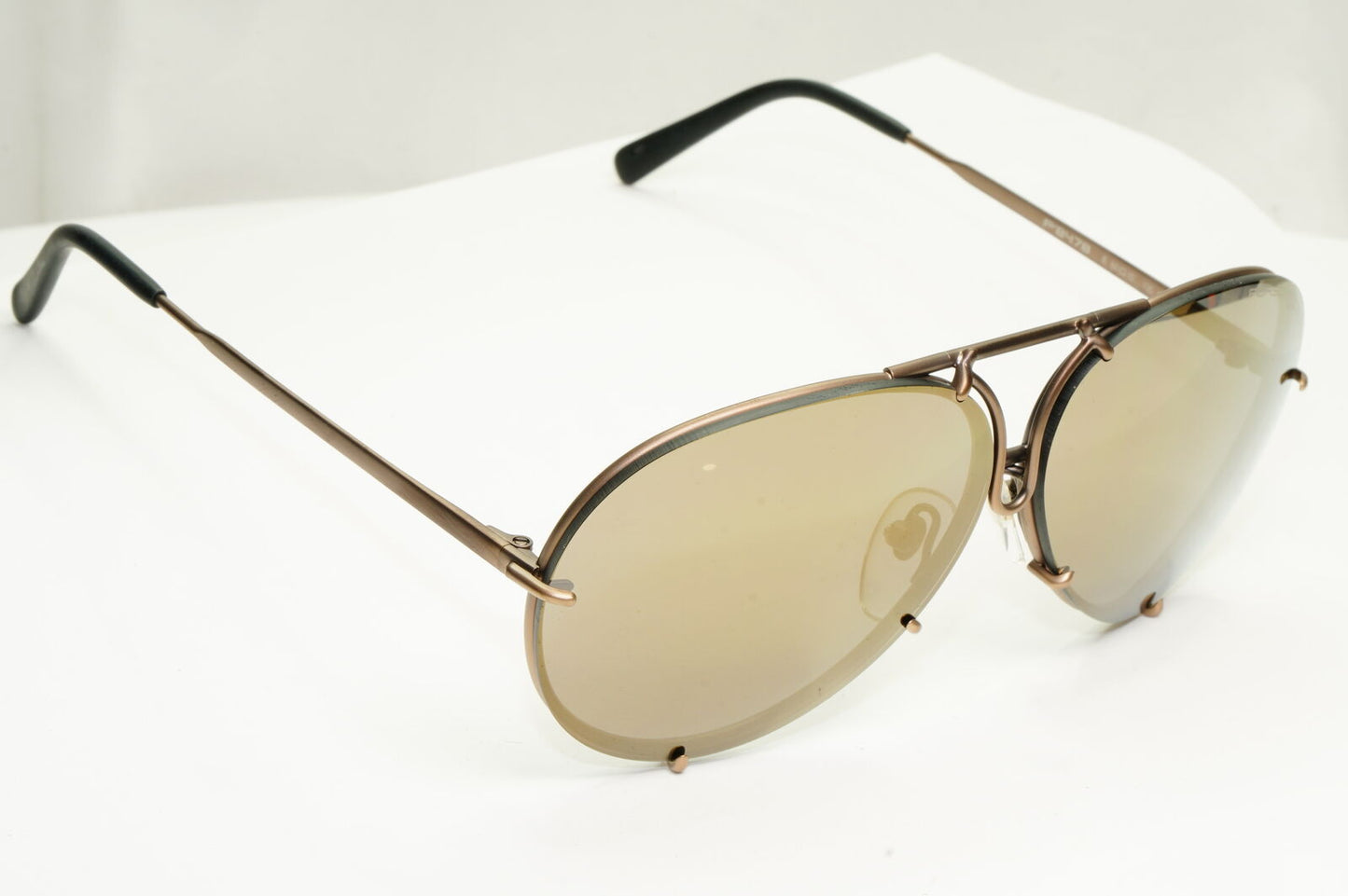 Porsche Design Titanium Japan Sunglasses Pilot Copper P8478 E 60mm Small Unisex