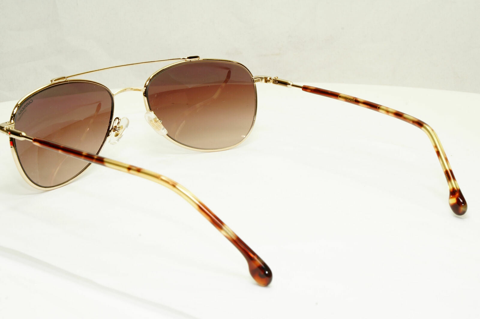 Carrera Gold Sunglasses Pilot Gradient Brown Fade Mens Metal 224 05JHA 58mm