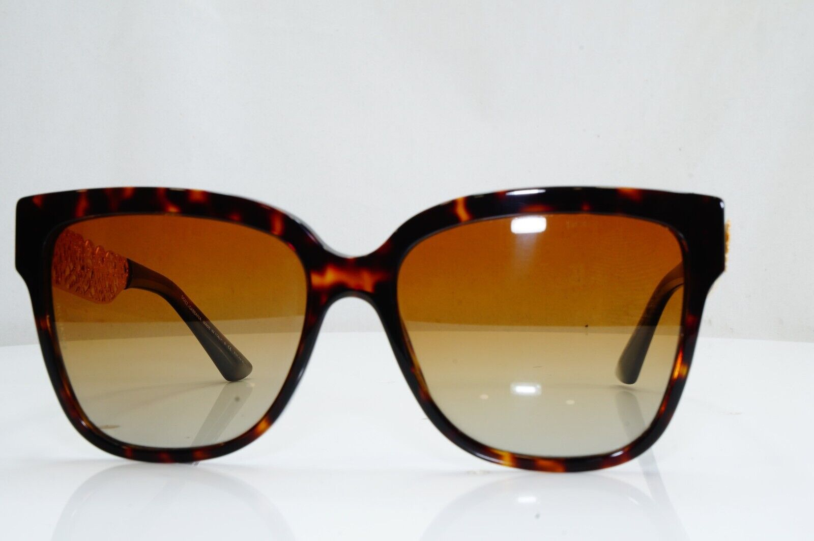 Dolce & Gabbana Sunglasses Polarized Ornate Gold Flowers DG 4212 502/T5 28201