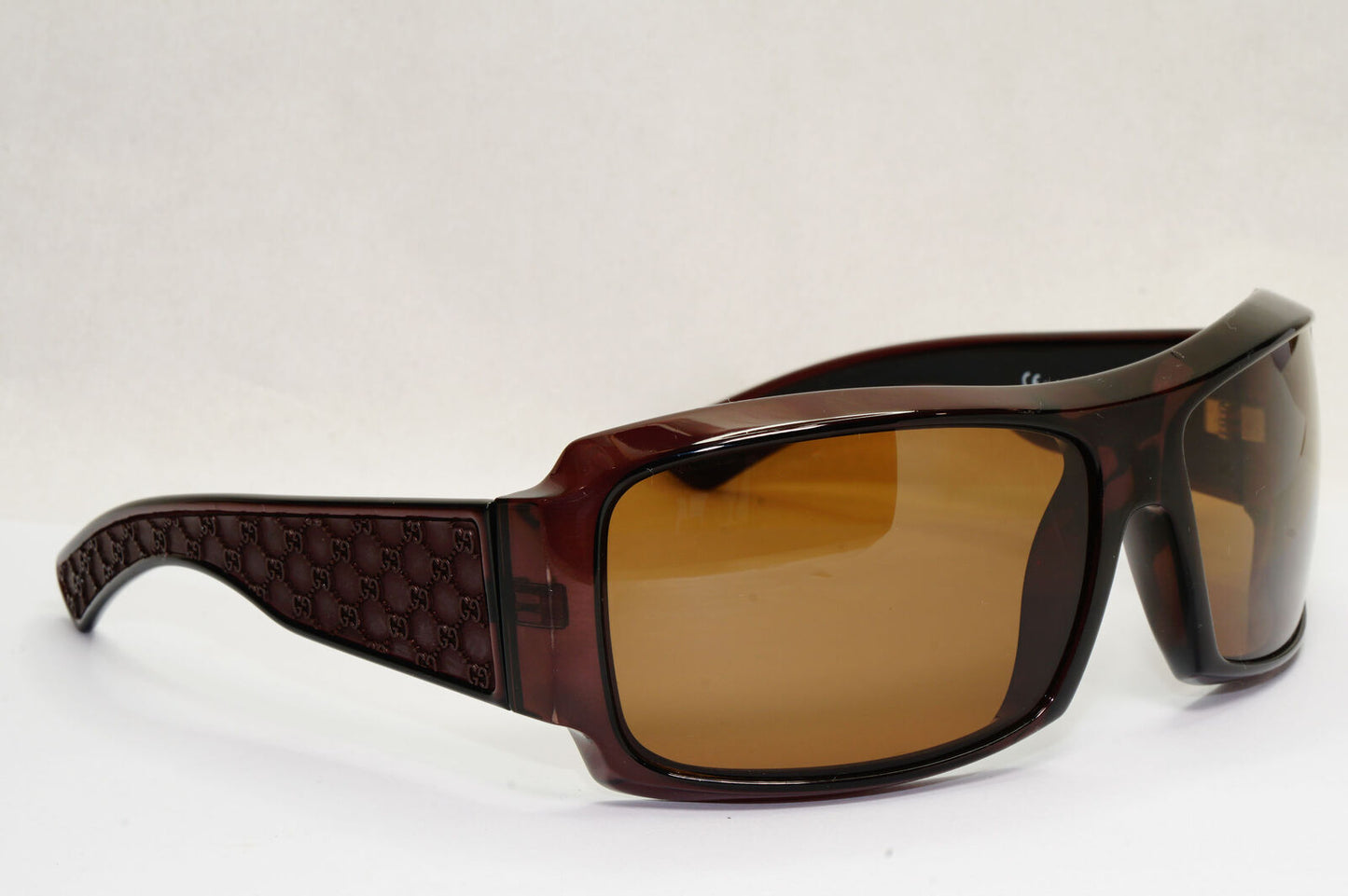 Gucci Sunglasses 2003 Vintage Monogram Brown Wrap Square GG 1559/S LJCX7 190224