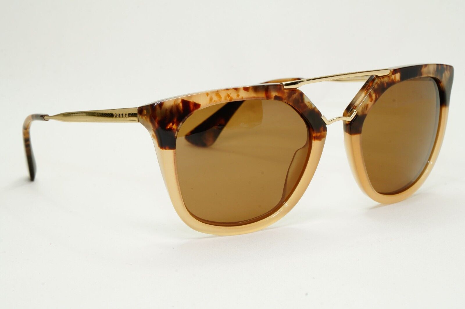 Prada Sunglasses 2013 Vintage Cinema Gold Brown PR13QS SPR 13Q ROZ-0A6 281024