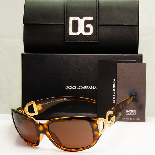 Dolce & Gabbana Gold Sunglasses Tortoiseshell Brown DG 6017-B 502/73 020822