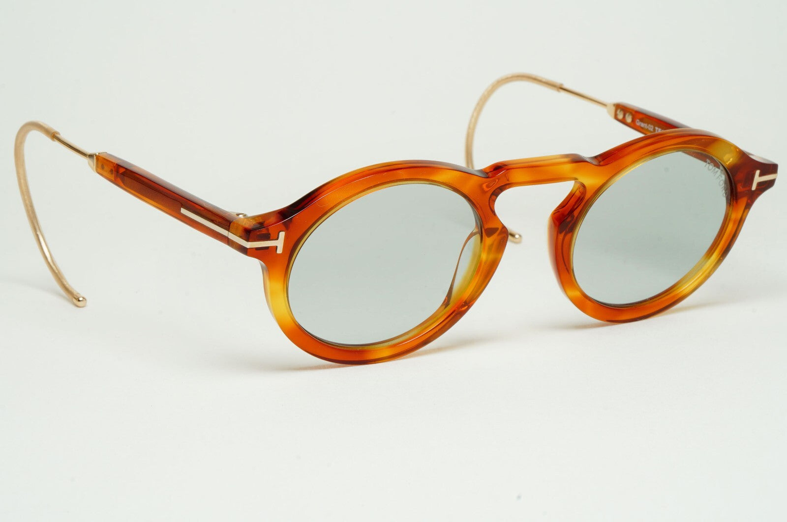 Tom Ford Sunglasses Grant-02 Ear Loop Hook Brown Grey FT0632 TF 632 53A 48mm