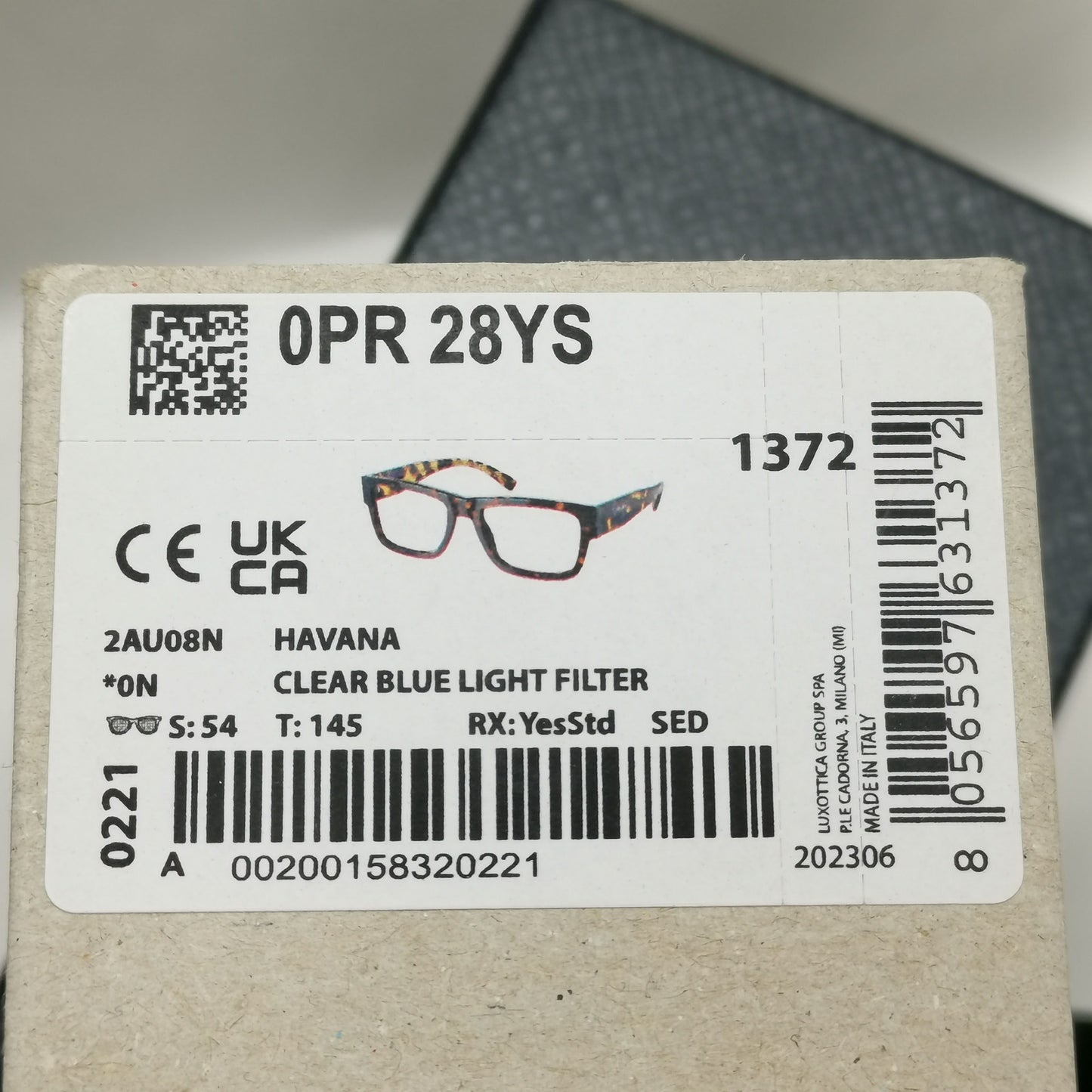 Prada Sunglasses Symbole Triangle Brown Havana Tortoise PR28YS SPR 28Y 2AU-08N