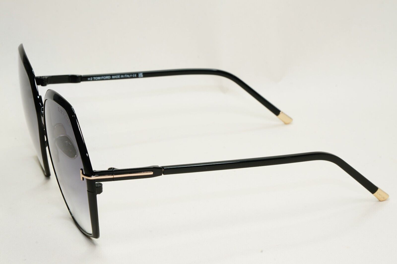 Tom Ford Sunglasses Fonda-02 Hexagon Black Grey Gradient FT0912 TF 912 01B