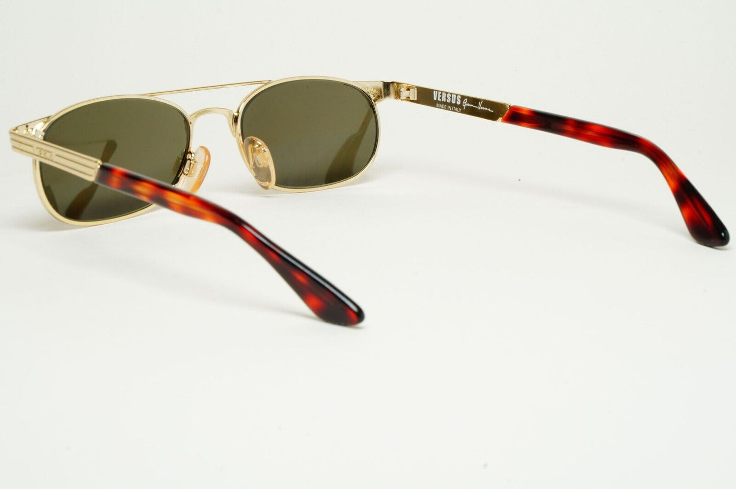 Versus Sunglasses 1996 by Gianni Versace Vintage Gold Grey MOD F17 COL 030