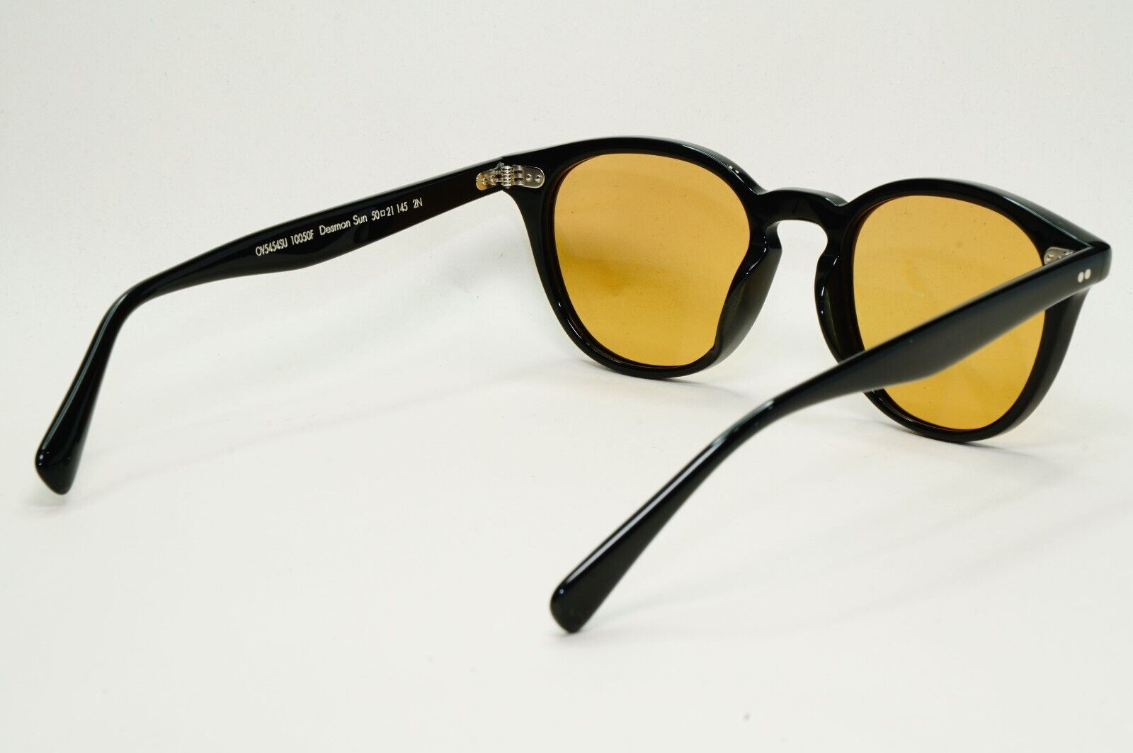 Oliver Peoples Desmon Sunglasses Black Yellow Mustard OV 5454SU 1005/0F 50mm