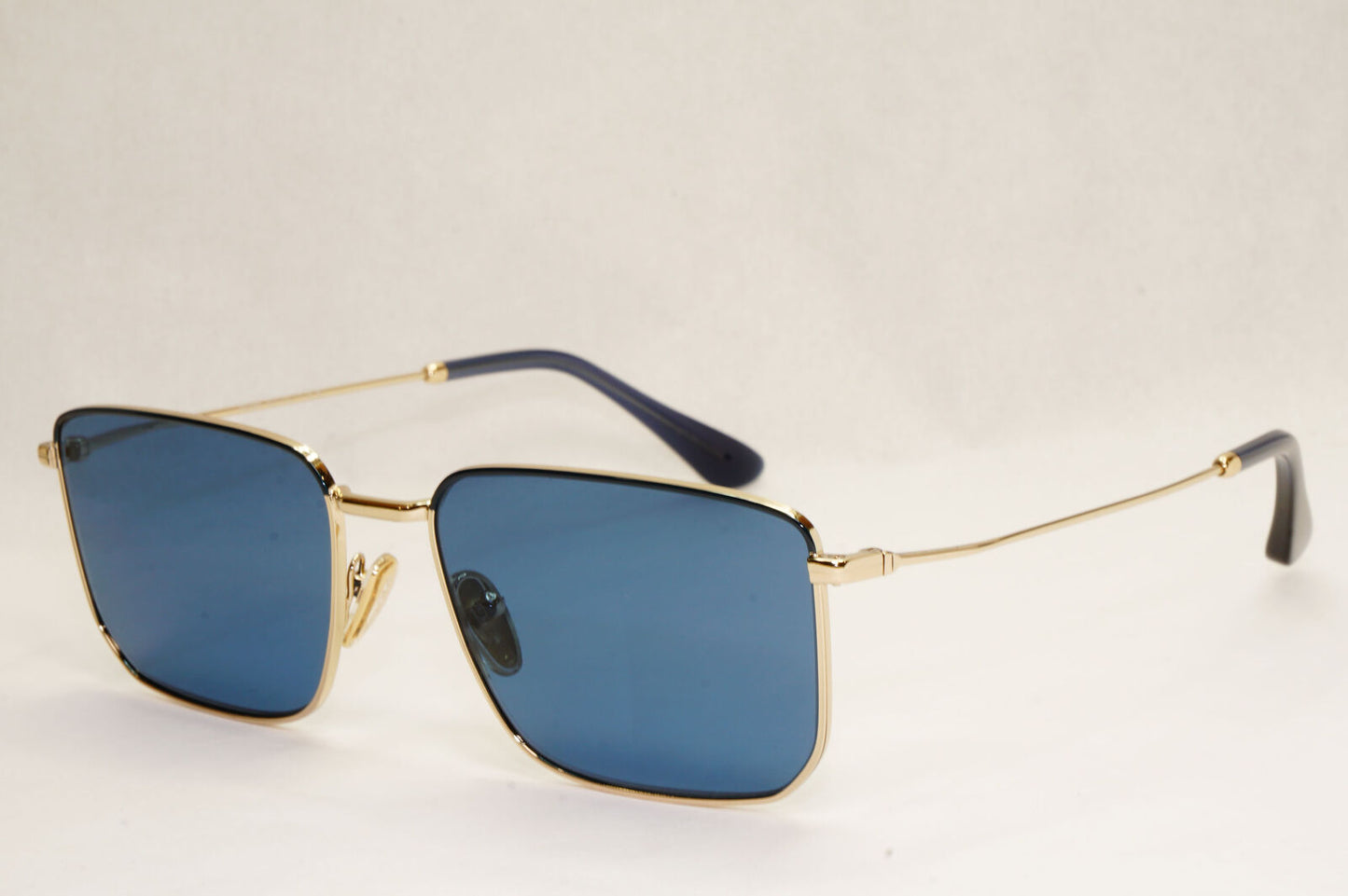 Prada Sunglasses Blue Gold Square Pilot Metal Navigator PR52YS SPR 52Y 02W-04P
