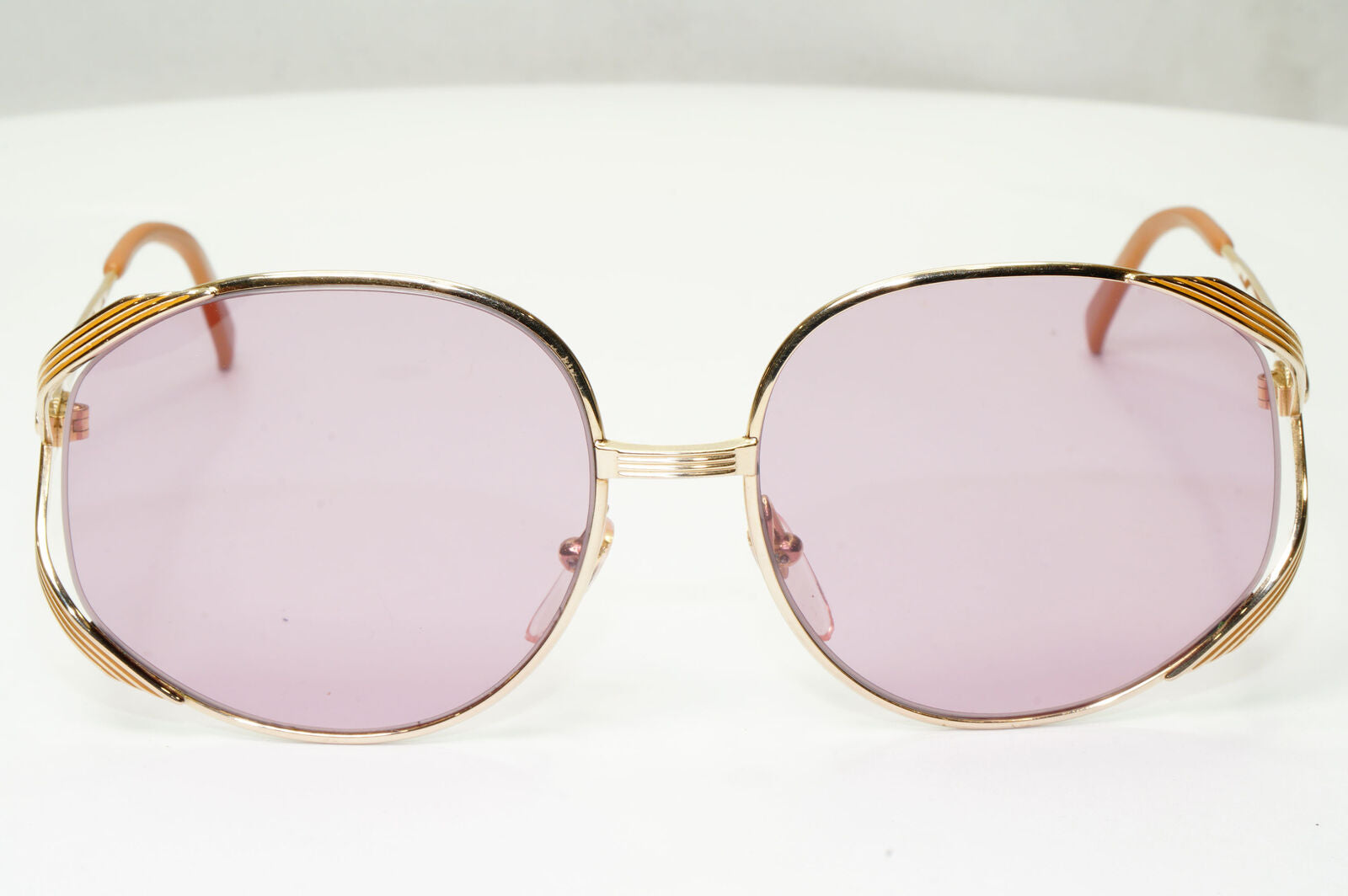 Dior 1990s Vintage Sunglasses Gold Violet Lilac Square Austria 2387 41 261022