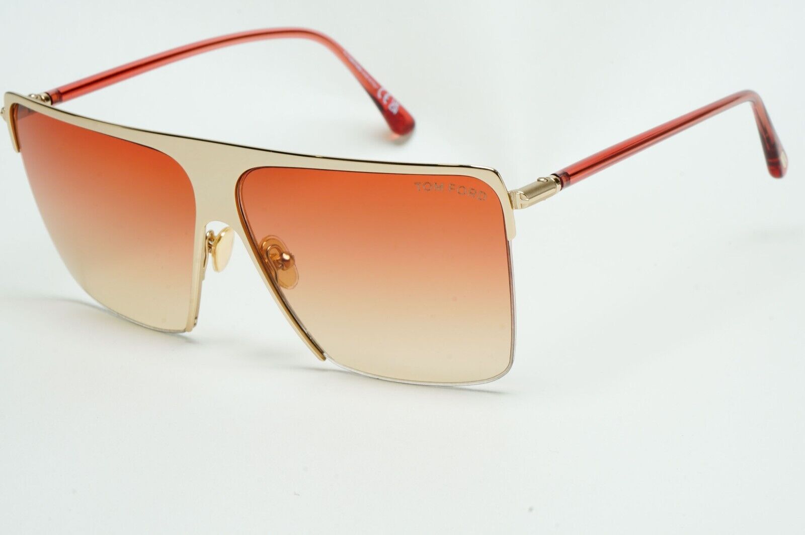 Tom Ford Sunglasses Sofi Gold Brown Gradient Square FT0840 TF 840 28T 61mm