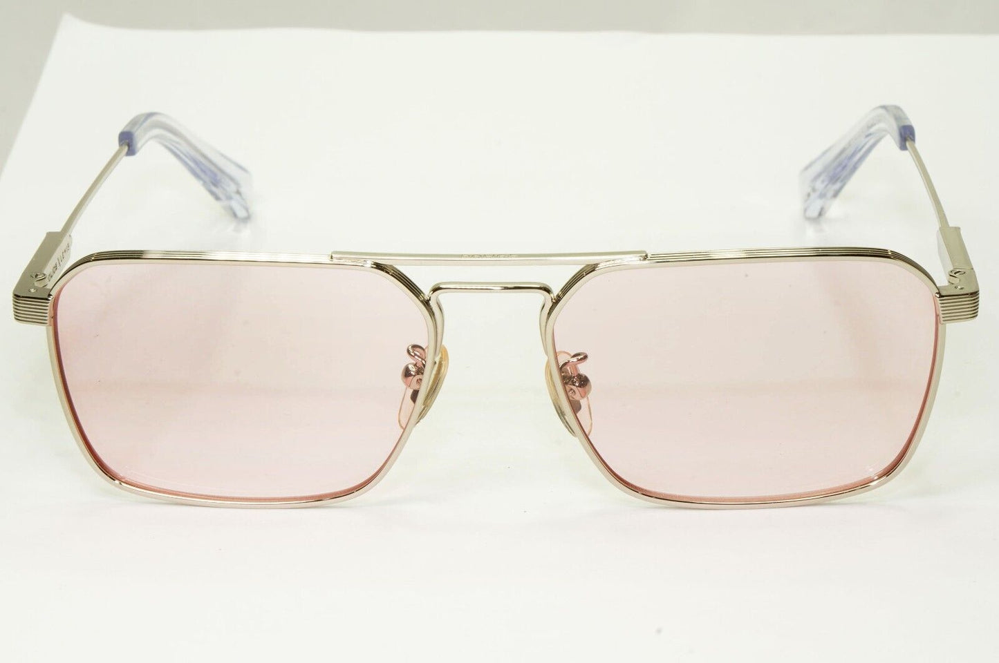 Police Lewis Hamilton F1 Sunglasses Pink Rose Tint Silver Metal SPL A23 COL 0579