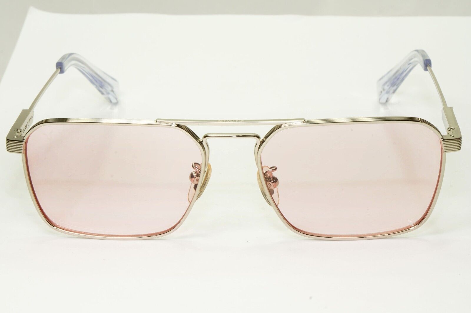Police Lewis Hamilton F1 Sunglasses Pink Rose Tint Silver Metal SPL A23 COL 0579