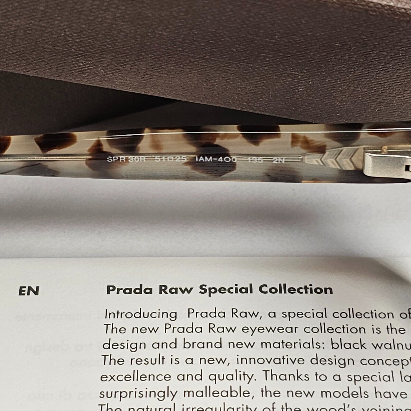 Prada Sunglasses Wood Square 2015 Brown Tortoise PR30RS SPR 30R IAM-4O0 051223