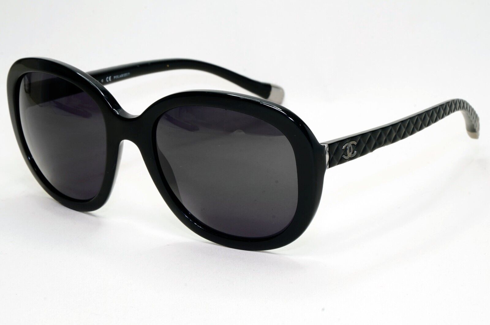 Chanel Sunglasses 2013 Vintage Black Quilted Square 5328 c.501/S8 051124